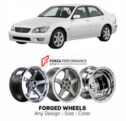 CUSTOM CLASSIC VINTAGE RESTOMOD RETRO OLD SCHOOL FORGED WHEELS RIMS for LEXUS IS XE10 1999 - 2005

Custom forged wheels for Lexus IS XE10 1999 - 2005. Classic, vintage, restomod and retro JDM wheel designs made to order in custom sizes, offsets, colors and finishes with guaranteed fitment.

We manufacture premium quality forged wheels rims for Lexus IS XE10 1999 - 2005 in any design, size, color.

JDM WHEEL DESIGNS: our Japanese collection for sports cars and coupes includes designs inspired by Rays Volk Ra