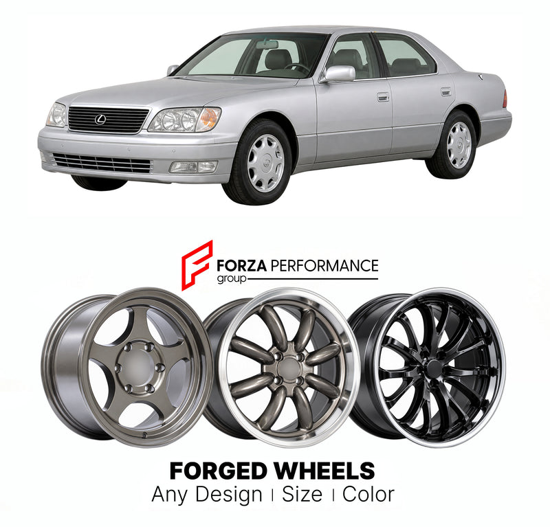 CUSTOM CLASSIC VINTAGE RESTOMOD RETRO OLD SCHOOL FORGED WHEELS RIMS for LEXUS LS XF20 1994 - 1997