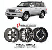 CUSTOM CLASSIC VINTAGE RESTOMOD RETRO OLD SCHOOL FORGED WHEELS RIMS for LEXUS LX J100 1998 - 2002

Custom forged wheels for Lexus LX J100 1998 - 2002. Classic, vintage, restomod and retro JDM wheel designs made to order in custom sizes, offsets, colors and finishes with guaranteed fitment.

We manufacture premium quality forged wheels rims for Lexus LX J100 1998 - 2002 in any design, size, color.

JDM WHEEL DESIGNS: our Japanese collection for SUVs and pickups includes designs inspired by Bradley V, Method 