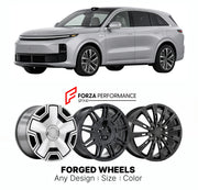 Custom forged wheels for Li Auto Li Xiang L6 2024+. Made-to-order monoblock, 2-piece and 3-piece wheels in custom sizes, offsets, colors and finishes with guaranteed vehicle fitment.

We manufacture premium quality forged wheels rims for Li Auto Li Xiang L6 2024+ in any design, size, color.

THIS WHEEL DESIGN CAN BE CUSTOM-MADE FOR YOUR CAR IN ANY SIZE AND COLOR OPTIONS
Available in monoblock, 2-piece, 3-piece, duoblock, beadlock
3D wheel renderings are provided according to the exact dimensions and specifi