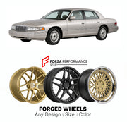 FORGED WHEELS RIMS for LINCOLN CONTINENTAL EXECUTIVE 1990 - 2002

Custom forged wheels for Lincoln Continental Executive 1990 - 2002. Made-to-order monoblock, 2-piece and 3-piece rims in custom sizes, offsets, colors and finishes with guaranteed fitment.

We manufacture premium quality forged wheels rims for Lincoln Continental Executive 1990 - 2002 in any design, size, color.

THIS WHEEL DESIGN CAN BE CUSTOM-MADE FOR YOUR CAR IN ANY SIZE AND COLOR OPTIONS
Available in monoblock, 2-piece, 3-piece, duoblock,