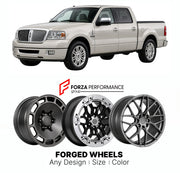 FORGED WHEELS RIMS for LINCOLN MARK LT MEXICO MARKET 2006 - 2014

Custom forged wheels for Lincoln Mark LT Mexico Market 2006 - 2014. Made-to-order monoblock, 2-piece and 3-piece rims in custom sizes, offsets, colors and finishes with guaranteed fitment.

We manufacture premium quality forged wheels rims for Lincoln Mark LT Mexico Market 2006 - 2014 in any design, size, color.

THIS WHEEL DESIGN CAN BE CUSTOM-MADE FOR YOUR CAR IN ANY SIZE AND COLOR OPTIONS
Available in monoblock, 2-piece, 3-piece, duoblock,