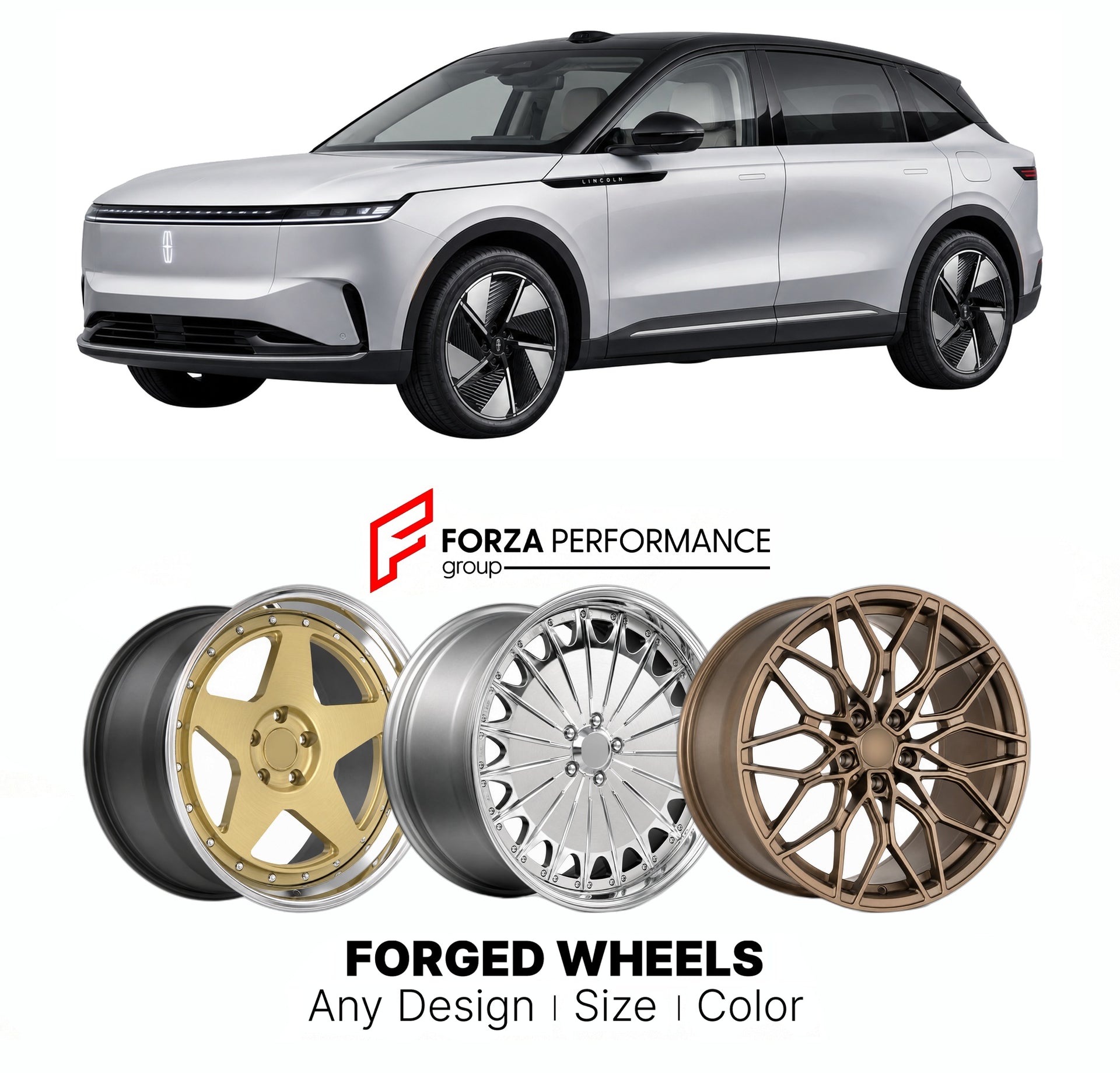 FORGED WHEELS RIMS for LINCOLN STAR 2024 - 2026

Custom forged wheels for Lincoln Star 2024 - 2026. Made-to-order monoblock, 2-piece and 3-piece rims in custom sizes, offsets, colors and finishes with guaranteed fitment.

We manufacture premium quality forged wheels rims for Lincoln Star 2024 - 2026 in any design, size, color.

THIS WHEEL DESIGN CAN BE CUSTOM-MADE FOR YOUR CAR IN ANY SIZE AND COLOR OPTIONS
Available in monoblock, 2-piece, 3-piece, duoblock, beadlock
3D wheel renderings are provided accordin