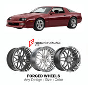 FORGED WHEELS RIMS for LINGENFELTER CAMARO 383 LT1 1993+

Custom forged wheels for Lingenfelter Camaro 383 LT1 1993+. Made-to-order monoblock, 2-piece and 3-piece rims in custom sizes, offsets, colors and finishes with guaranteed fitment.

We manufacture premium quality forged wheels rims for Lingenfelter Camaro 383 LT1 1993+ in any design, size, color.

THIS WHEEL DESIGN CAN BE CUSTOM-MADE FOR YOUR CAR IN ANY SIZE AND COLOR OPTIONS
Available in monoblock, 2-piece, 3-piece, duoblock, beadlock
3D wheel rende