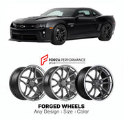 FORGED WHEELS RIMS for LINGENFELTER CAMARO ZL1 SS PERFORMANCE PACKAGE 2010+

Custom forged wheels for Lingenfelter Camaro ZL1 SS Performance Package 2010+. Made-to-order monoblock, 2-piece and 3-piece rims in custom sizes, offsets, colors and finishes with guaranteed fitment.

We manufacture premium quality forged wheels rims for Lingenfelter Camaro ZL1 SS Performance Package 2010+ in any design, size, color.

THIS WHEEL DESIGN CAN BE CUSTOM-MADE FOR YOUR CAR IN ANY SIZE AND COLOR OPTIONS
Available in monob