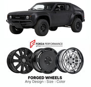 FORGED WHEELS RIMS for LOCAL MOTORS RALLY FIGHTER 2010 - 2016

Custom forged wheels for Local Motors Rally Fighter 2010 - 2016. Made-to-order monoblock, 2-piece and 3-piece rims in custom sizes, offsets, colors and finishes with guaranteed fitment.

We manufacture premium quality forged wheels rims for Local Motors Rally Fighter 2010 - 2016 in any design, size, color.

THIS WHEEL DESIGN CAN BE CUSTOM-MADE FOR YOUR CAR IN ANY SIZE AND COLOR OPTIONS
Available in monoblock, 2-piece, 3-piece, duoblock, beadlock