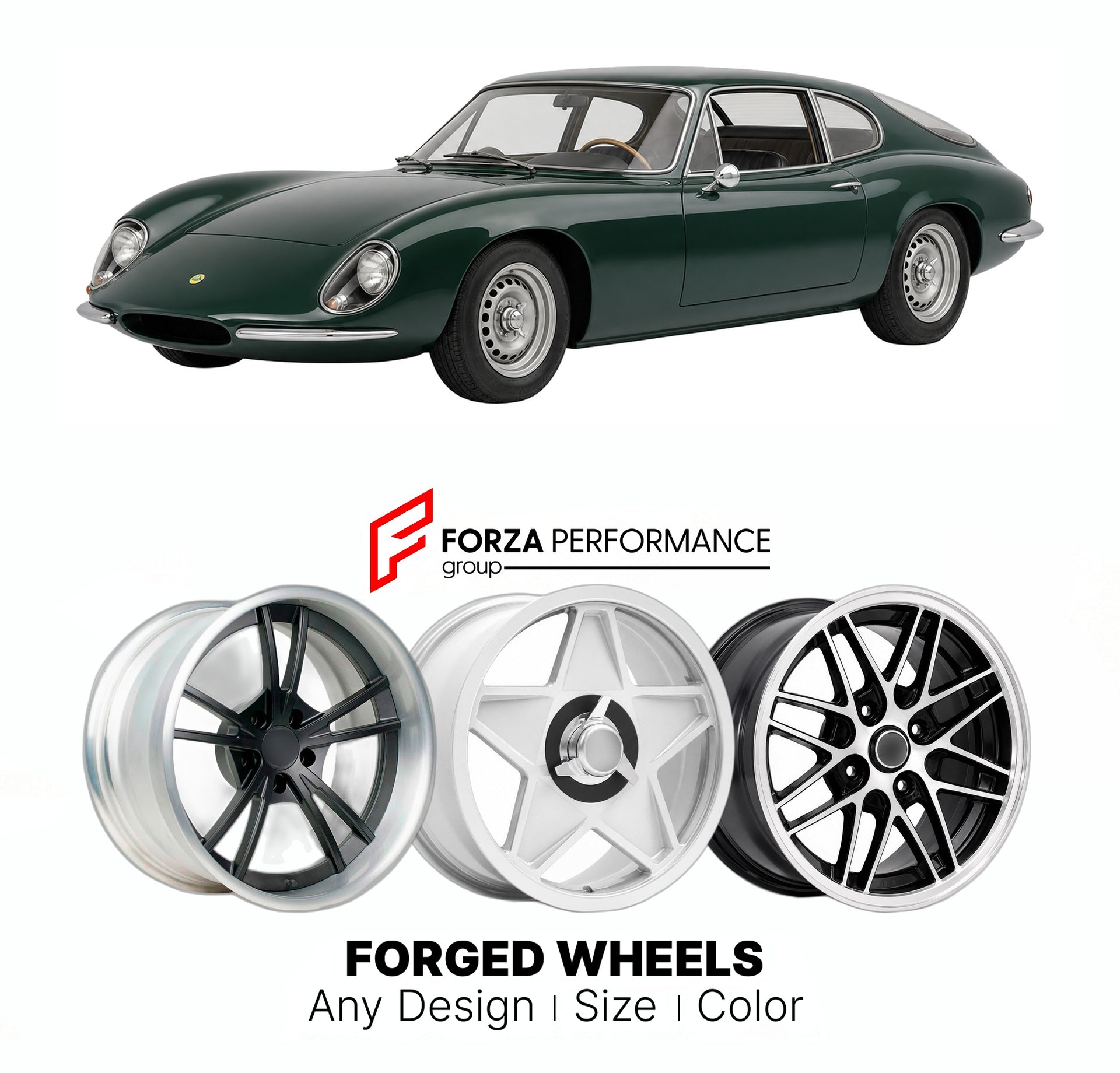 CUSTOM CLASSIC VINTAGE RESTOMOD RETRO OLD SCHOOL FORGED WHEELS RIMS for LOLA MK 6 GT GRAND TOURING 1963 - 1963

Custom forged wheels for Lola MK 6 GT Grand Touring 1963 - 1963. Classic, vintage, restomod wheel designs made to order in custom sizes, offsets, colors and finishes.

We manufacture premium quality forged wheels rims for Lola MK 6 GT Grand Touring 1963 - 1963 in any design, size, color.

THIS WHEEL DESIGN CAN BE CUSTOM-MADE FOR YOUR CAR IN ANY SIZE AND COLOR OPTIONS
Available in monoblock, 2-piec