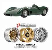 CUSTOM CLASSIC VINTAGE RESTOMOD RETRO OLD SCHOOL FORGED WHEELS RIMS for LOLA T120 HILLCLIMB 1967 - 1967

Custom forged wheels for Lola T120 Hillclimb 1967 - 1967. Classic, vintage, restomod wheel designs made to order in custom sizes, offsets, colors and finishes.

We manufacture premium quality forged wheels rims for Lola T120 Hillclimb 1967 - 1967 in any design, size, color.

THIS WHEEL DESIGN CAN BE CUSTOM-MADE FOR YOUR CAR IN ANY SIZE AND COLOR OPTIONS
Available in monoblock, 2-piece, 3-piece, duoblock,