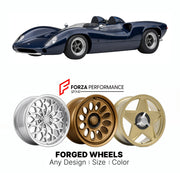 CUSTOM CLASSIC VINTAGE RESTOMOD RETRO OLD SCHOOL FORGED WHEELS RIMS for LOLA T70 MK IIIB SPYDER GROUP 7 1967 - 1968

Custom forged wheels for Lola T70 MK IIIB Spyder Group 7 1967 - 1968. Classic, vintage, restomod wheel designs made to order in custom sizes, offsets, colors and finishes.

We manufacture premium quality forged wheels rims for Lola T70 MK IIIB Spyder Group 7 1967 - 1968 in any design, size, color.

THIS WHEEL DESIGN CAN BE CUSTOM-MADE FOR YOUR CAR IN ANY SIZE AND COLOR OPTIONS
Available in mo