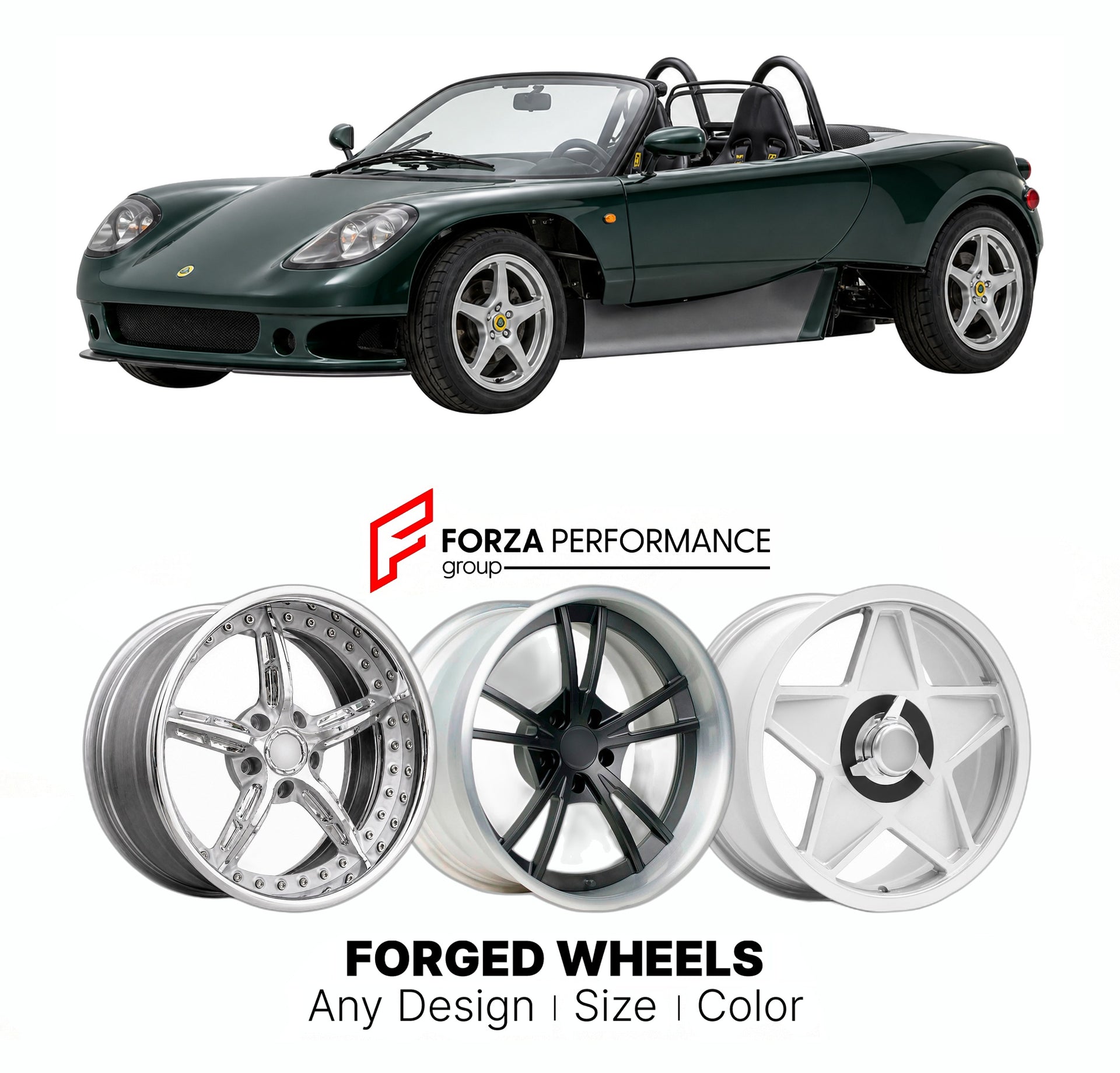 CUSTOM CLASSIC VINTAGE RESTOMOD RETRO OLD SCHOOL FORGED WHEELS RIMS for LOTUS 340R 2000 - 2000

Custom forged wheels for Lotus 340R 2000 - 2000. Classic, vintage, restomod wheel designs made to order in custom sizes, offsets, colors and finishes.

We manufacture premium quality forged wheels rims for Lotus 340R 2000 - 2000 in any design, size, color.

THIS WHEEL DESIGN CAN BE CUSTOM-MADE FOR YOUR CAR IN ANY SIZE AND COLOR OPTIONS
Available in monoblock, 2-piece, 3-piece, duoblock, beadlock
3D wheel renderin