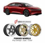 FORGED WHEELS RIMS for LUCID AIR TOURING 2023 - 2024

Custom forged wheels for Lucid Air Touring 2023 - 2024. Made-to-order monoblock, 2-piece and 3-piece rims in custom sizes, offsets, colors and finishes with guaranteed fitment.

We manufacture premium quality forged wheels rims for Lucid Air Touring 2023 - 2024 in any design, size, color.

THIS WHEEL DESIGN CAN BE CUSTOM-MADE FOR YOUR CAR IN ANY SIZE AND COLOR OPTIONS
Available in monoblock, 2-piece, 3-piece, duoblock, beadlock
3D wheel renderings are pr