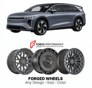 FORGED WHEELS RIMS for LUCID GRAVITY 2025+

Custom forged wheels for Lucid Gravity 2025+. Made-to-order monoblock, 2-piece and 3-piece rims in custom sizes, offsets, colors and finishes with guaranteed fitment.

We manufacture premium quality forged wheels rims for Lucid Gravity 2025+ in any design, size, color.

THIS WHEEL DESIGN CAN BE CUSTOM-MADE FOR YOUR CAR IN ANY SIZE AND COLOR OPTIONS
Available in monoblock, 2-piece, 3-piece, duoblock, beadlock
3D wheel renderings are provided according to the exact 