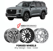 Custom forged wheels for MG U9 2025+. Made-to-order monoblock, 2-piece and 3-piece wheels in custom sizes, offsets, colors and finishes with guaranteed vehicle fitment.

We manufacture premium quality forged wheels rims for MG U9 2025+ in any design, size, color.

THIS WHEEL DESIGN CAN BE CUSTOM-MADE FOR YOUR CAR IN ANY SIZE AND COLOR OPTIONS
Available in monoblock, 2-piece, 3-piece, duoblock, beadlock
3D wheel renderings are provided according to the exact dimensions and specifications requested by the cli