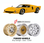 CUSTOM CLASSIC VINTAGE RESTOMOD RETRO OLD SCHOOL FORGED WHEELS RIMS for MARCH 707 CAN-AM 1970 - 1970

Custom forged wheels for March 707 Can-Am 1970 - 1970. Classic, vintage, restomod wheel designs made to order in custom sizes, offsets, colors and finishes.

We manufacture premium quality forged wheels rims for March 707 Can-Am 1970 - 1970 in any design, size, color.

THIS WHEEL DESIGN CAN BE CUSTOM-MADE FOR YOUR CAR IN ANY SIZE AND COLOR OPTIONS
Available in monoblock, 2-piece, 3-piece, duoblock, beadlock
