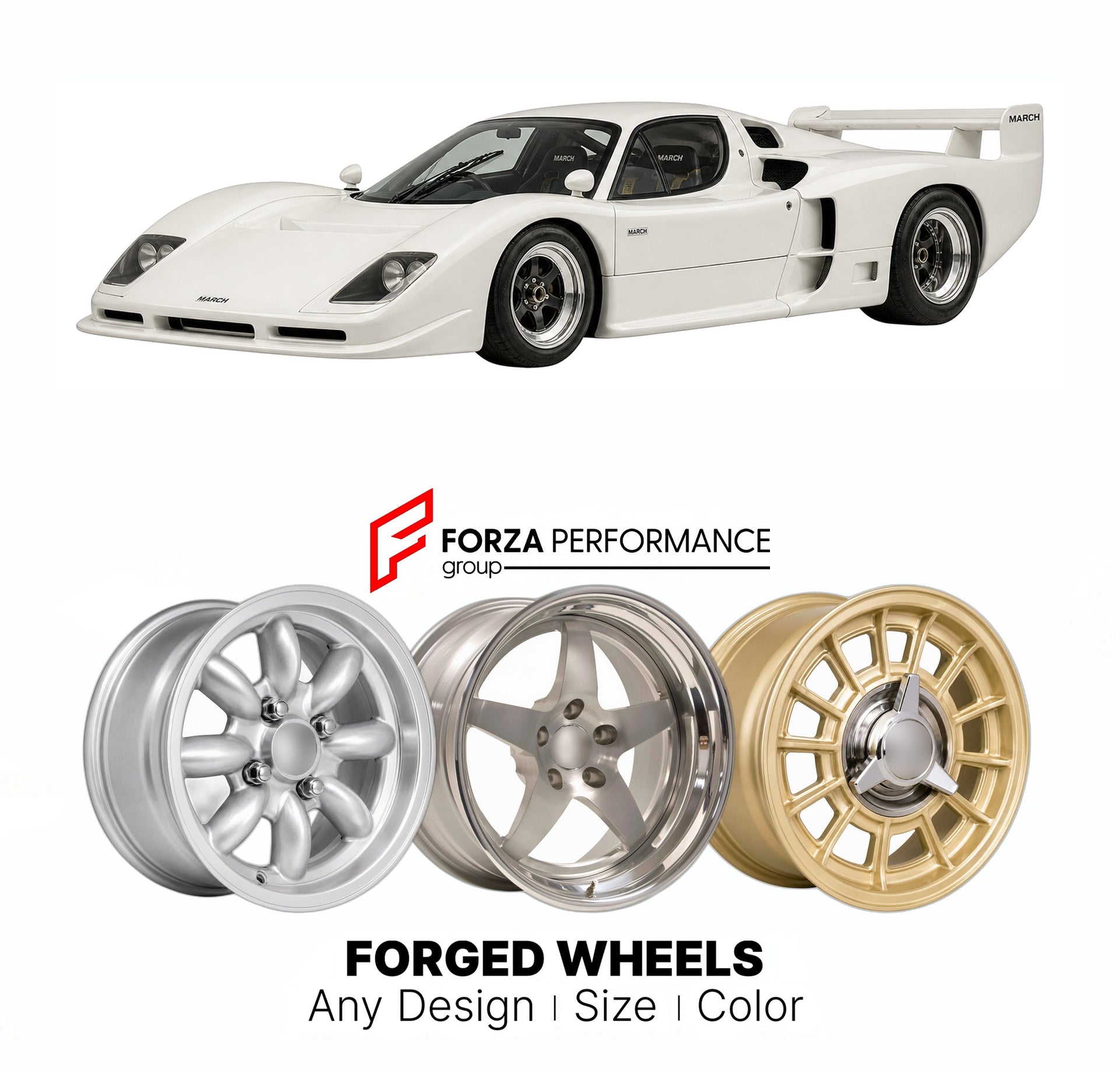 CUSTOM CLASSIC VINTAGE RESTOMOD RETRO OLD SCHOOL FORGED WHEELS RIMS for MARCH 84G 1984 - 1984

Custom forged wheels for March 84G 1984 - 1984. Classic, vintage, restomod wheel designs made to order in custom sizes, offsets, colors and finishes.

We manufacture premium quality forged wheels rims for March 84G 1984 - 1984 in any design, size, color.

THIS WHEEL DESIGN CAN BE CUSTOM-MADE FOR YOUR CAR IN ANY SIZE AND COLOR OPTIONS
Available in monoblock, 2-piece, 3-piece, duoblock, beadlock
3D wheel renderings 