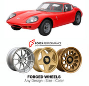 CUSTOM CLASSIC VINTAGE RESTOMOD RETRO OLD SCHOOL FORGED WHEELS RIMS for MARCOS 1600 GT 1966 - 1972

Custom forged wheels for Marcos 1600 GT 1966 - 1972. Classic, vintage, restomod wheel designs made to order in custom sizes, offsets, colors and finishes.

We manufacture premium quality forged wheels rims for Marcos 1600 GT 1966 - 1972 in any design, size, color.

THIS WHEEL DESIGN CAN BE CUSTOM-MADE FOR YOUR CAR IN ANY SIZE AND COLOR OPTIONS
Available in monoblock, 2-piece, 3-piece, duoblock, beadlock
3D wh