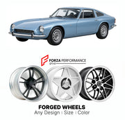 CUSTOM CLASSIC VINTAGE RESTOMOD RETRO OLD SCHOOL FORGED WHEELS RIMS for MARCOS CLASSIC GT 1964 - 1972

Custom forged wheels for Marcos Classic GT 1964 - 1972. Classic, vintage, restomod wheel designs made to order in custom sizes, offsets, colors and finishes.

We manufacture premium quality forged wheels rims for Marcos Classic GT 1964 - 1972 in any design, size, color.

THIS WHEEL DESIGN CAN BE CUSTOM-MADE FOR YOUR CAR IN ANY SIZE AND COLOR OPTIONS
Available in monoblock, 2-piece, 3-piece, duoblock, beadl
