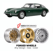 CUSTOM CLASSIC VINTAGE RESTOMOD RETRO OLD SCHOOL FORGED WHEELS RIMS for MARCOS GT 1964 - 1972

Custom forged wheels for Marcos GT 1964 - 1972. Classic, vintage, restomod wheel designs made to order in custom sizes, offsets, colors and finishes.

We manufacture premium quality forged wheels rims for Marcos GT 1964 - 1972 in any design, size, color.

THIS WHEEL DESIGN CAN BE CUSTOM-MADE FOR YOUR CAR IN ANY SIZE AND COLOR OPTIONS
Available in monoblock, 2-piece, 3-piece, duoblock, beadlock
3D wheel renderings 