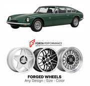 CUSTOM CLASSIC VINTAGE RESTOMOD RETRO OLD SCHOOL FORGED WHEELS RIMS for MARCOS MANTIS XP M70 1968 - 1972

Custom forged wheels for Marcos Mantis XP M70 1968 - 1972. Classic, vintage, restomod wheel designs made to order in custom sizes, offsets, colors and finishes.

We manufacture premium quality forged wheels rims for Marcos Mantis XP M70 1968 - 1972 in any design, size, color.

THIS WHEEL DESIGN CAN BE CUSTOM-MADE FOR YOUR CAR IN ANY SIZE AND COLOR OPTIONS
Available in monoblock, 2-piece, 3-piece, duoblo