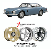 CUSTOM CLASSIC VINTAGE RESTOMOD RETRO OLD SCHOOL FORGED WHEELS RIMS for MASERATI MEXICO 1966 - 1972

Custom forged wheels for Maserati Mexico 1966 - 1972. Classic, vintage, restomod wheel designs made to order in custom sizes, offsets, colors and finishes.

We manufacture premium quality forged wheels rims for Maserati Mexico 1966 - 1972 in any design, size, color.

THIS WHEEL DESIGN CAN BE CUSTOM-MADE FOR YOUR CAR IN ANY SIZE AND COLOR OPTIONS
Available in monoblock, 2-piece, 3-piece, duoblock, beadlock
3D