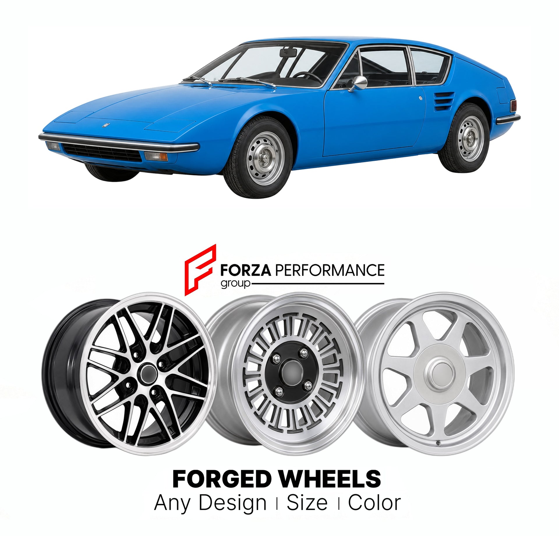 CUSTOM CLASSIC VINTAGE RESTOMOD RETRO OLD SCHOOL FORGED WHEELS RIMS for MATRA BAGHE 1973 - 1980

Custom forged wheels for Matra Baghe 1973 - 1980. Classic, vintage, restomod wheel designs made to order in custom sizes, offsets, colors and finishes.

We manufacture premium quality forged wheels rims for Matra Baghe 1973 - 1980 in any design, size, color.

THIS WHEEL DESIGN CAN BE CUSTOM-MADE FOR YOUR CAR IN ANY SIZE AND COLOR OPTIONS
Available in monoblock, 2-piece, 3-piece, duoblock, beadlock
3D wheel rende
