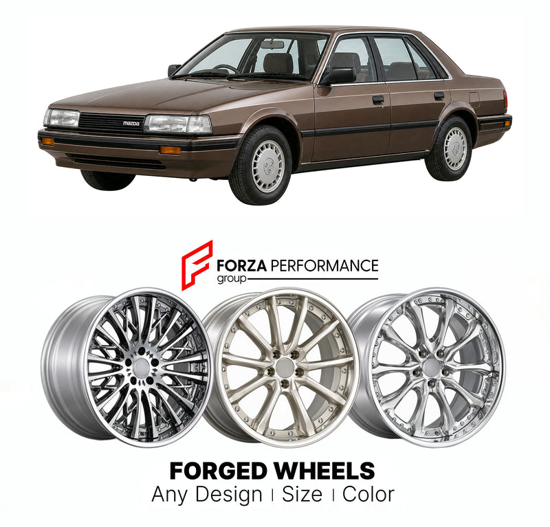 CUSTOM CLASSIC VINTAGE RESTOMOD RETRO OLD SCHOOL FORGED WHEELS RIMS for MAZDA CAPELLA 626 GC 1982 - 1987