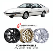 CUSTOM CLASSIC VINTAGE RESTOMOD RETRO OLD SCHOOL FORGED WHEELS RIMS for MAZDA COSMO HB 1981 - 1989

Custom forged wheels for Mazda Cosmo HB 1981 - 1989. Classic, vintage, restomod and retro JDM wheel designs made to order in custom sizes, offsets, colors and finishes with guaranteed fitment.

We manufacture premium quality forged wheels rims for Mazda Cosmo HB 1981 - 1989 in any design, size, color.

JDM WHEEL DESIGNS: our Japanese collection for sports cars and coupes includes designs inspired by Rays Volk