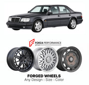 CUSTOM CLASSIC VINTAGE RESTOMOD RETRO OLD SCHOOL FORGED WHEELS RIMS for MERCEDES-BENZ 500 E/E 500 W124 1990 - 1995

Custom forged wheels for Mercedes-Benz 500 E/E 500 W124 1990 - 1995. Classic, vintage, restomod wheel designs made to order in custom sizes, offsets, colors and finishes.

We manufacture premium quality forged wheels rims for Mercedes-Benz 500 E/E 500 W124 1990 - 1995 in any design, size, color.

THIS WHEEL DESIGN CAN BE CUSTOM-MADE FOR YOUR CAR IN ANY SIZE AND COLOR OPTIONS
Available in monob
