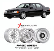 CUSTOM CLASSIC VINTAGE RESTOMOD RETRO OLD SCHOOL FORGED WHEELS RIMS for MERCEDES-BENZ C-CLASS COMPACT C36 AMG W202 1993 - 1997

Custom forged wheels for Mercedes-Benz C-Class Compact C36 AMG W202 1993 - 1997. Classic, vintage, restomod wheel designs made to order in custom sizes, offsets, colors and finishes.

We manufacture premium quality forged wheels rims for Mercedes-Benz C-Class Compact C36 AMG W202 1993 - 1997 in any design, size, color.

THIS WHEEL DESIGN CAN BE CUSTOM-MADE FOR YOUR CAR IN ANY SIZE 