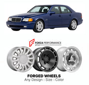 CUSTOM CLASSIC VINTAGE RESTOMOD RETRO OLD SCHOOL FORGED WHEELS RIMS for MERCEDES-BENZ C-CLASS COMPACT C43 AMG W202 1997 - 2000

Custom forged wheels for Mercedes-Benz C-Class Compact C43 AMG W202 1997 - 2000. Classic, vintage, restomod wheel designs made to order in custom sizes, offsets, colors and finishes.

We manufacture premium quality forged wheels rims for Mercedes-Benz C-Class Compact C43 AMG W202 1997 - 2000 in any design, size, color.

THIS WHEEL DESIGN CAN BE CUSTOM-MADE FOR YOUR CAR IN ANY SIZE 