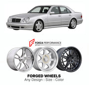 CUSTOM CLASSIC VINTAGE RESTOMOD RETRO OLD SCHOOL FORGED WHEELS RIMS for MERCEDES-BENZ E-CLASS E 50 E 55 AMG W210 1996 - 2002

Custom forged wheels for Mercedes-Benz E-Class E 50 E 55 AMG W210 1996 - 2002. Classic, vintage, restomod wheel designs made to order in custom sizes, offsets, colors and finishes.

We manufacture premium quality forged wheels rims for Mercedes-Benz E-Class E 50 E 55 AMG W210 1996 - 2002 in any design, size, color.

THIS WHEEL DESIGN CAN BE CUSTOM-MADE FOR YOUR CAR IN ANY SIZE AND CO