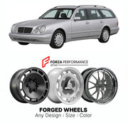 CUSTOM CLASSIC VINTAGE RESTOMOD RETRO OLD SCHOOL FORGED WHEELS RIMS for MERCEDES-BENZ E-CLASS S210 ESTATE 1996 - 2003

Custom forged wheels for Mercedes-Benz E-Class S210 Estate 1996 - 2003. Classic, vintage, restomod wheel designs made to order in custom sizes, offsets, colors and finishes.

We manufacture premium quality forged wheels rims for Mercedes-Benz E-Class S210 Estate 1996 - 2003 in any design, size, color.

THIS WHEEL DESIGN CAN BE CUSTOM-MADE FOR YOUR CAR IN ANY SIZE AND COLOR OPTIONS
Available