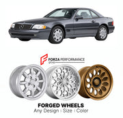 CUSTOM CLASSIC VINTAGE RESTOMOD RETRO OLD SCHOOL FORGED WHEELS RIMS for MERCEDES-BENZ SL-CLASS SL500 R129 1989 - 2001

Custom forged wheels for Mercedes-Benz SL-Class SL500 R129 1989 - 2001. Classic, vintage, restomod wheel designs made to order in custom sizes, offsets, colors and finishes.

We manufacture premium quality forged wheels rims for Mercedes-Benz SL-Class SL500 R129 1989 - 2001 in any design, size, color.

THIS WHEEL DESIGN CAN BE CUSTOM-MADE FOR YOUR CAR IN ANY SIZE AND COLOR OPTIONS
Available