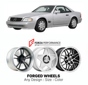 CUSTOM CLASSIC VINTAGE RESTOMOD RETRO OLD SCHOOL FORGED WHEELS RIMS for MERCEDES-BENZ SL SLK R129 1989 - 2001

Custom forged wheels for Mercedes-Benz SL SLK R129 1989 - 2001. Classic, vintage, restomod wheel designs made to order in custom sizes, offsets, colors and finishes.

We manufacture premium quality forged wheels rims for Mercedes-Benz SL SLK R129 1989 - 2001 in any design, size, color.

THIS WHEEL DESIGN CAN BE CUSTOM-MADE FOR YOUR CAR IN ANY SIZE AND COLOR OPTIONS
Available in monoblock, 2-piece, 