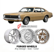 CUSTOM CLASSIC VINTAGE RESTOMOD RETRO OLD SCHOOL FORGED WHEELS RIMS for MERCURY COMET 1971 - 1977
Custom forged wheels for classic American muscle cars. Ideal for restomod builds, vintage restorations, and show cars. Deep dish and retro styling available.

We manufacture premium quality forged wheels rims for Mercury Comet 1971 - 1977 in any design, size, color.

THIS WHEEL DESIGN CAN BE CUSTOM-MADE FOR YOUR CAR IN ANY SIZE AND COLOR OPTIONS
Available in monoblock, 2-piece, 3-piece, duoblock, beadlock
3D wh