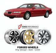 FORGED WHEELS RIMS for MERCURY COUGAR XR7 MN12 1990 - 2002

Custom forged wheels for Mercury Cougar XR7 MN12 1990 - 2002. Made-to-order monoblock, 2-piece and 3-piece rims in custom sizes, offsets, colors and finishes with guaranteed fitment.

We manufacture premium quality forged wheels rims for Mercury Cougar XR7 MN12 1990 - 2002 in any design, size, color.

THIS WHEEL DESIGN CAN BE CUSTOM-MADE FOR YOUR CAR IN ANY SIZE AND COLOR OPTIONS
Available in monoblock, 2-piece, 3-piece, duoblock, beadlock
3D wheel