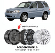 FORGED WHEELS RIMS for MERCURY MARINER PREMIER 2005 - 2011

Custom forged wheels for Mercury Mariner Premier 2005 - 2011. Made-to-order monoblock, 2-piece and 3-piece rims in custom sizes, offsets, colors and finishes with guaranteed fitment.

We manufacture premium quality forged wheels rims for Mercury Mariner Premier 2005 - 2011 in any design, size, color.

THIS WHEEL DESIGN CAN BE CUSTOM-MADE FOR YOUR CAR IN ANY SIZE AND COLOR OPTIONS
Available in monoblock, 2-piece, 3-piece, duoblock, beadlock
3D wheel