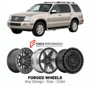 FORGED WHEELS RIMS for MERCURY MOUNTAINEER 2006 - 2010

Custom forged wheels for Mercury Mountaineer 2006 - 2010. Made-to-order monoblock, 2-piece and 3-piece rims in custom sizes, offsets, colors and finishes with guaranteed fitment.

We manufacture premium quality forged wheels rims for Mercury Mountaineer 2006 - 2010 in any design, size, color.

THIS WHEEL DESIGN CAN BE CUSTOM-MADE FOR YOUR CAR IN ANY SIZE AND COLOR OPTIONS
Available in monoblock, 2-piece, 3-piece, duoblock, beadlock
3D wheel renderings 