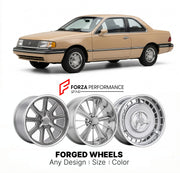 CUSTOM CLASSIC VINTAGE RESTOMOD RETRO OLD SCHOOL FORGED WHEELS RIMS for MERCURY TOPAZ 1984 - 1990
Custom forged wheels for classic American muscle cars. Ideal for restomod builds, vintage restorations, and show cars. Deep dish and retro styling available.

We manufacture premium quality forged wheels rims for Mercury Topaz 1984 - 1990 in any design, size, color.

THIS WHEEL DESIGN CAN BE CUSTOM-MADE FOR YOUR CAR IN ANY SIZE AND COLOR OPTIONS
Available in monoblock, 2-piece, 3-piece, duoblock, beadlock
3D wh