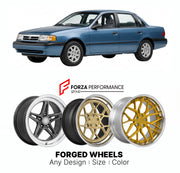 FORGED WHEELS RIMS for MERCURY TOPAZ 1990 - 1994

Custom forged wheels for Mercury Topaz 1990 - 1994. Made-to-order monoblock, 2-piece and 3-piece rims in custom sizes, offsets, colors and finishes with guaranteed fitment.

We manufacture premium quality forged wheels rims for Mercury Topaz 1990 - 1994 in any design, size, color.

THIS WHEEL DESIGN CAN BE CUSTOM-MADE FOR YOUR CAR IN ANY SIZE AND COLOR OPTIONS
Available in monoblock, 2-piece, 3-piece, duoblock, beadlock
3D wheel renderings are provided accor