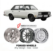 CUSTOM CLASSIC VINTAGE RESTOMOD RETRO OLD SCHOOL FORGED WHEELS RIMS for MERCURY ZEPHYR 1978 - 1983
Custom forged wheels for classic American muscle cars. Ideal for restomod builds, vintage restorations, and show cars. Deep dish and retro styling available.

We manufacture premium quality forged wheels rims for Mercury Zephyr 1978 - 1983 in any design, size, color.

THIS WHEEL DESIGN CAN BE CUSTOM-MADE FOR YOUR CAR IN ANY SIZE AND COLOR OPTIONS
Available in monoblock, 2-piece, 3-piece, duoblock, beadlock
3D 