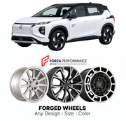 FORGED WHEELS RIMS for MITSUBISHI AIRTREK EV 2021 - 2024

Custom forged wheels for Mitsubishi Airtrek EV 2021 - 2024. Made-to-order monoblock, 2-piece and 3-piece rims in custom sizes, offsets, colors and finishes with guaranteed fitment.

We manufacture premium quality forged wheels rims for Mitsubishi Airtrek EV 2021 - 2024 in any design, size, color.

JDM WHEEL DESIGNS: our Japanese collection for SUVs and pickups includes designs inspired by Bradley V, Method Race Wheels, Forgiato, Kuhl Racing, Mugen, T