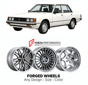 CUSTOM CLASSIC VINTAGE RESTOMOD RETRO OLD SCHOOL FORGED WHEELS RIMS for MITSUBISHI GALANT A160 1980 - 1987

Custom forged wheels for Mitsubishi Galant A160 1980 - 1987. Classic, vintage, restomod and retro JDM wheel designs made to order in custom sizes, offsets, colors and finishes with guaranteed fitment.

We manufacture premium quality forged wheels rims for Mitsubishi Galant A160 1980 - 1987 in any design, size, color.

JDM WHEEL DESIGNS: our Japanese collection for sedans and wagons includes designs in
