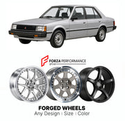CUSTOM CLASSIC VINTAGE RESTOMOD RETRO OLD SCHOOL FORGED WHEELS RIMS for MITSUBISHI LANCER A170 1979 - 1987

Custom forged wheels for Mitsubishi Lancer A170 1979 - 1987. Classic, vintage, restomod and retro JDM wheel designs made to order in custom sizes, offsets, colors and finishes with guaranteed fitment.

We manufacture premium quality forged wheels rims for Mitsubishi Lancer A170 1979 - 1987 in any design, size, color.

JDM WHEEL DESIGNS: our Japanese collection for sedans and wagons includes designs in