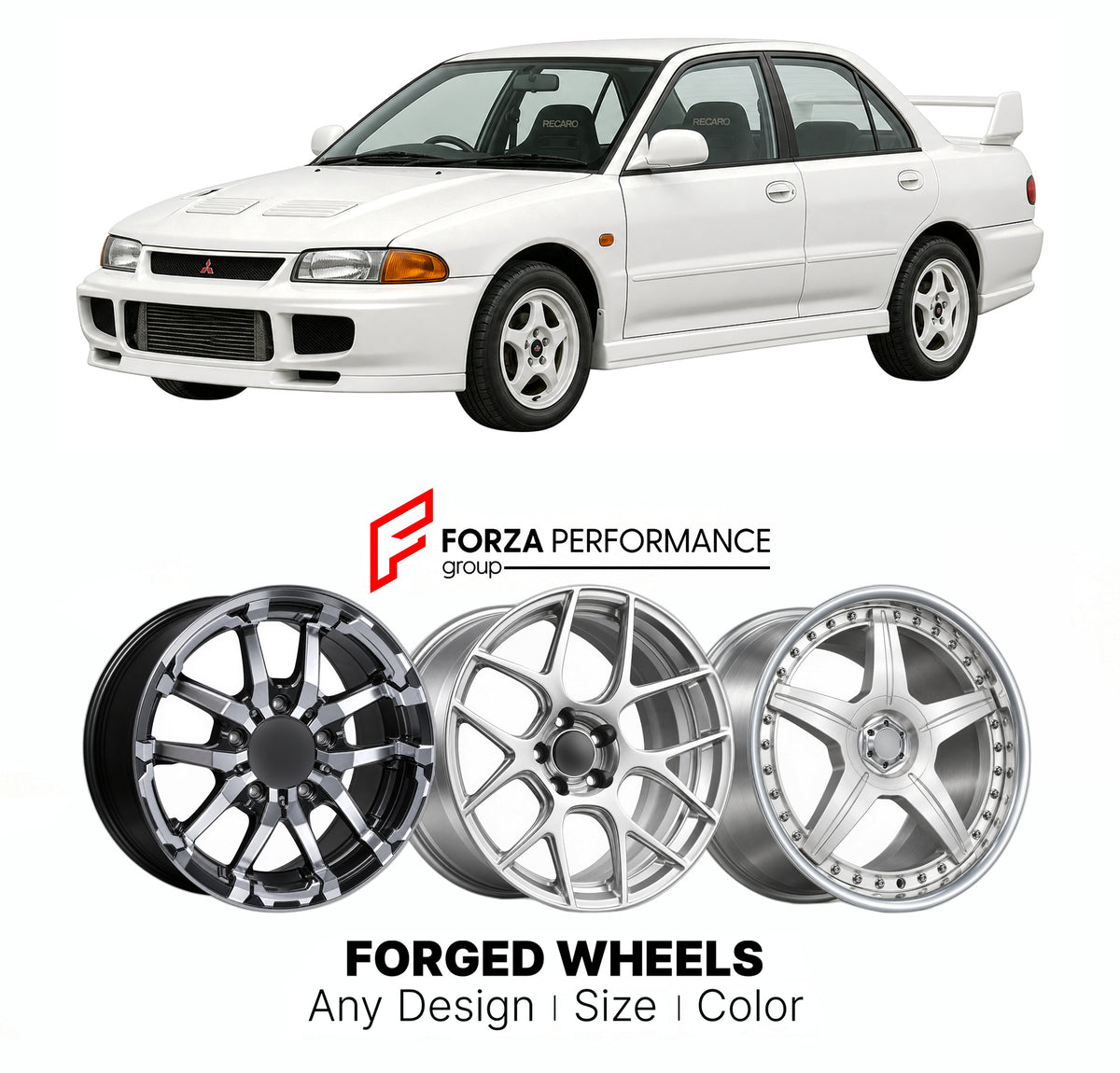 CUSTOM CLASSIC VINTAGE RESTOMOD RETRO OLD SCHOOL FORGED WHEELS RIMS for MITSUBISHI LANCER EVOLUTION I CD9A 1992 - 1994

Custom forged wheels for Mitsubishi Lancer Evolution I CD9A 1992 - 1994. Classic, vintage, restomod and retro JDM wheel designs made to order in custom sizes, offsets, colors and finishes with guaranteed fitment.

We manufacture premium quality forged wheels rims for Mitsubishi Lancer Evolution I CD9A 1992 - 1994 in any design, size, color.

JDM WHEEL DESIGNS: our Japanese collection for s