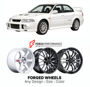 CUSTOM CLASSIC VINTAGE RESTOMOD RETRO OLD SCHOOL FORGED WHEELS RIMS for MITSUBISHI LANCER EVOLUTION V CP9A 1998 - 1999

Custom forged wheels for Mitsubishi Lancer Evolution V CP9A 1998 - 1999. Classic, vintage, restomod and retro JDM wheel designs made to order in custom sizes, offsets, colors and finishes with guaranteed fitment.

We manufacture premium quality forged wheels rims for Mitsubishi Lancer Evolution V CP9A 1998 - 1999 in any design, size, color.

JDM WHEEL DESIGNS: our Japanese collection for s