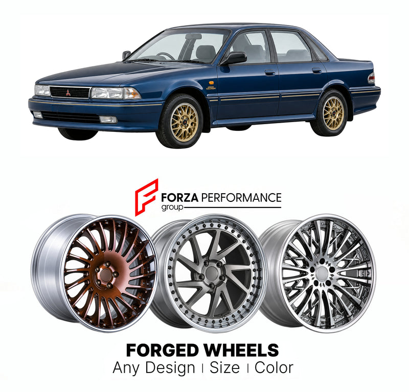 CUSTOM CLASSIC VINTAGE RESTOMOD RETRO OLD SCHOOL FORGED WHEELS RIMS for MITSUBISHI MAGNA VERADA TM TN TP 1985 - 1991