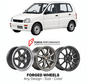 CUSTOM CLASSIC VINTAGE RESTOMOD RETRO OLD SCHOOL FORGED WHEELS RIMS for MITSUBISHI MINICA H30 1993 - 1998

Custom forged wheels for Mitsubishi Minica H30 1993 - 1998. Classic, vintage, restomod and retro JDM wheel designs made to order in custom sizes, offsets, colors and finishes with guaranteed fitment.

We manufacture premium quality forged wheels rims for Mitsubishi Minica H30 1993 - 1998 in any design, size, color.

JDM WHEEL DESIGNS: our Japanese collection for hatchbacks, kei cars and MPVs includes d