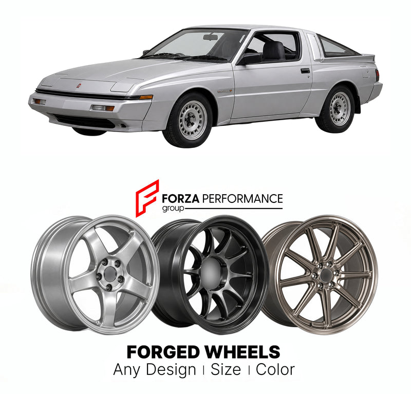 CUSTOM CLASSIC VINTAGE RESTOMOD RETRO OLD SCHOOL FORGED WHEELS RIMS for MITSUBISHI STARION A180 1982 - 1990