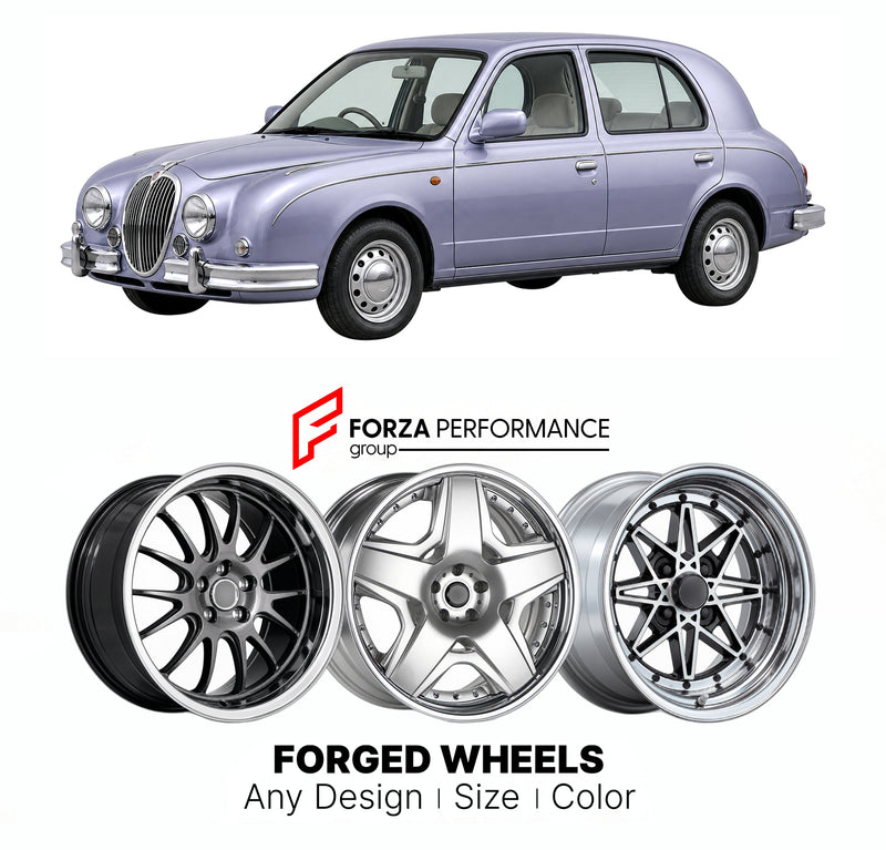 CUSTOM CLASSIC VINTAGE RESTOMOD RETRO OLD SCHOOL FORGED WHEELS RIMS for MITSUOKA VIEWT K11 1993 - 2002